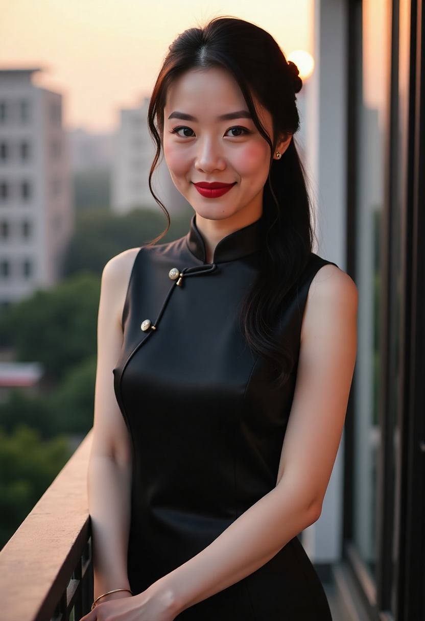 旧校门前电影海报